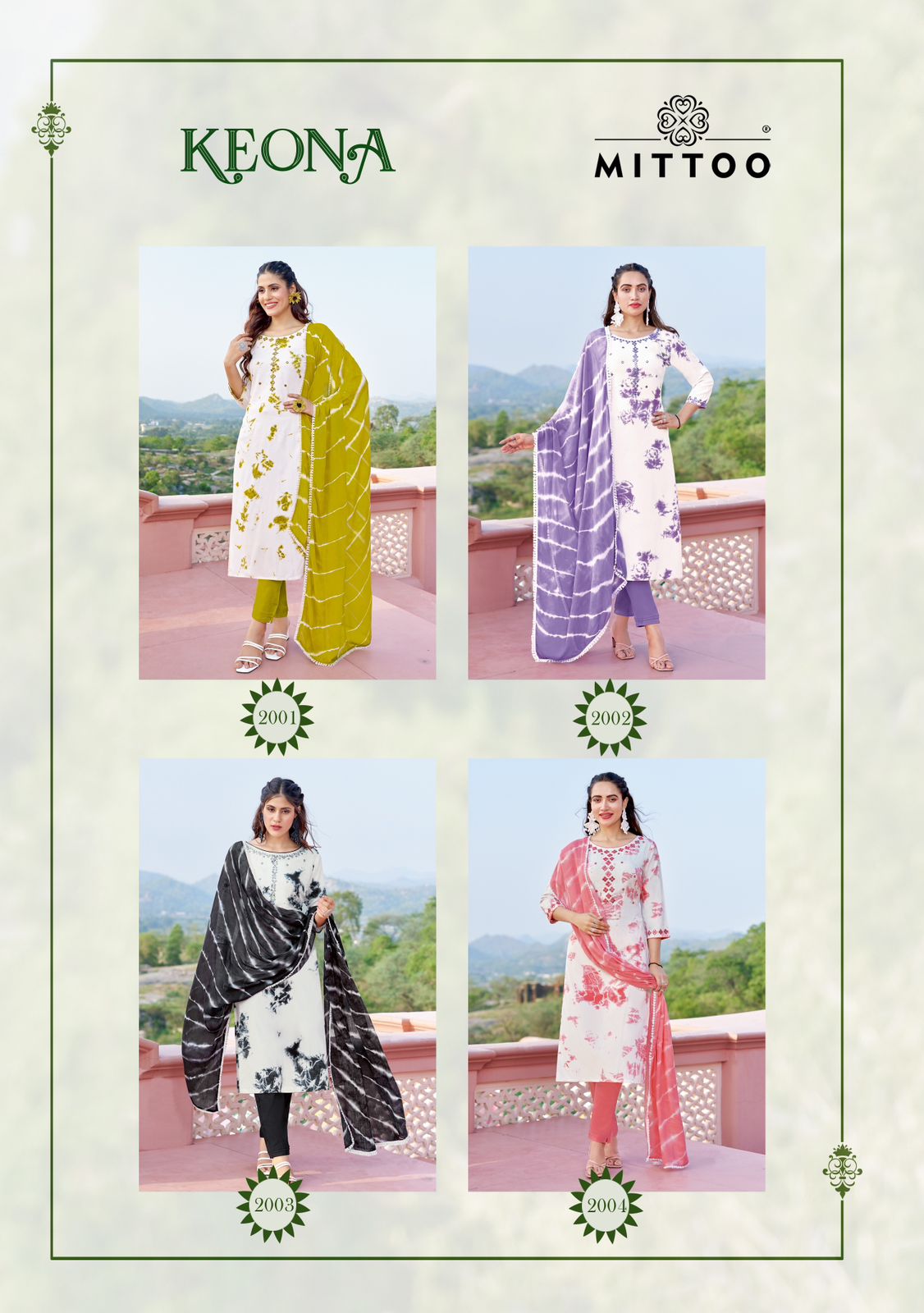 Keona By Mittoo Rayon Embroidery Kurti With Bottom Dupatta Wholesale Market In Surat
